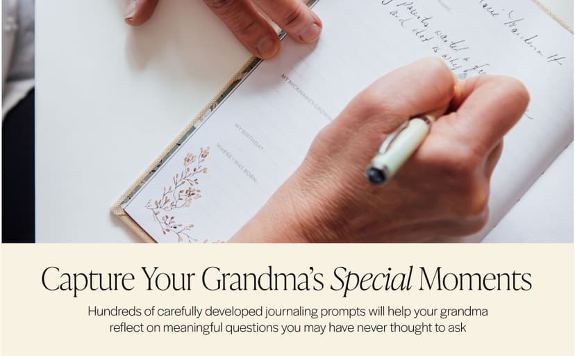 Grandma's Story: A Memory and Keepsake Journal for My Family (Heirloom Story Books and Guided Journals)