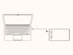 HUION Inspiroy H640P Drawing Tablet, 6x4 inch Digital Art with Battery-Free Stylus, 8192 Pen Pressure, 6 Hot Keys, Graphics Tablet for Drawing, Writing, Design, Teaching, Work with Mac, PC & Mobile