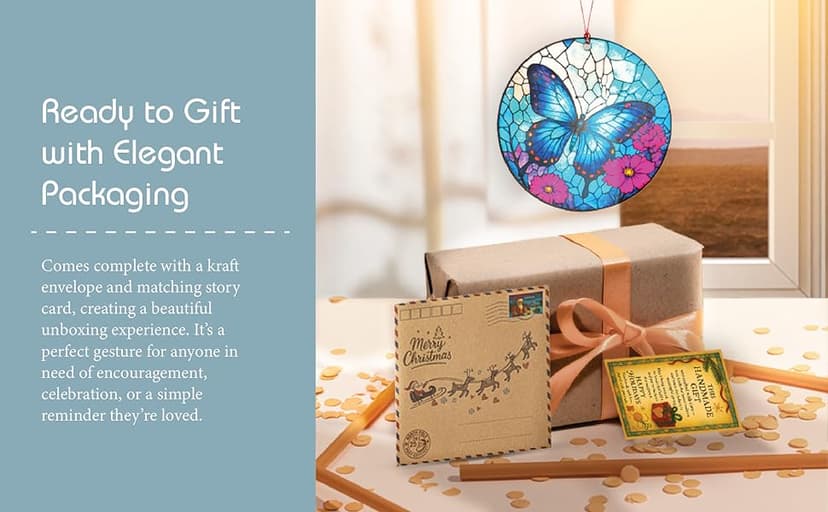 Dragonfly Gifts for Women, Dragonfly Moon Ornament, Christmas Ornaments for Tree, Dangling Moon Decor, Gift Exchange Idea, Hanging Car Charm, Ornaments for Window Home Car Decor