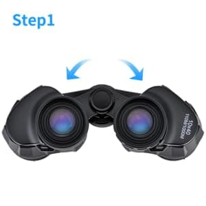 10x40 Professional HD Binoculars for Adults & Youth,Shock Proof Binocular with BAK4 FMC Lens, Large View & Waterproof Binoculars Perfect for Bird Watching,Hunting,Camping,Travel,Sports,Black