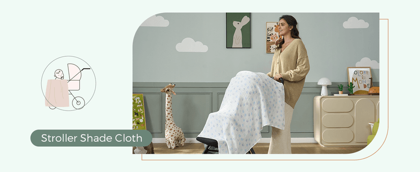 Breathable & Skin-Friendly 2-Layer Gauze Receiving Blankets, Swaddle Blanket for Baby Shower Gifts & Baby Registry Essentials Momcozy Muslin Swaddle Blankets, 3-Pack, Large 47"x47" Cuddle Buddies B0DRD4T9VZ