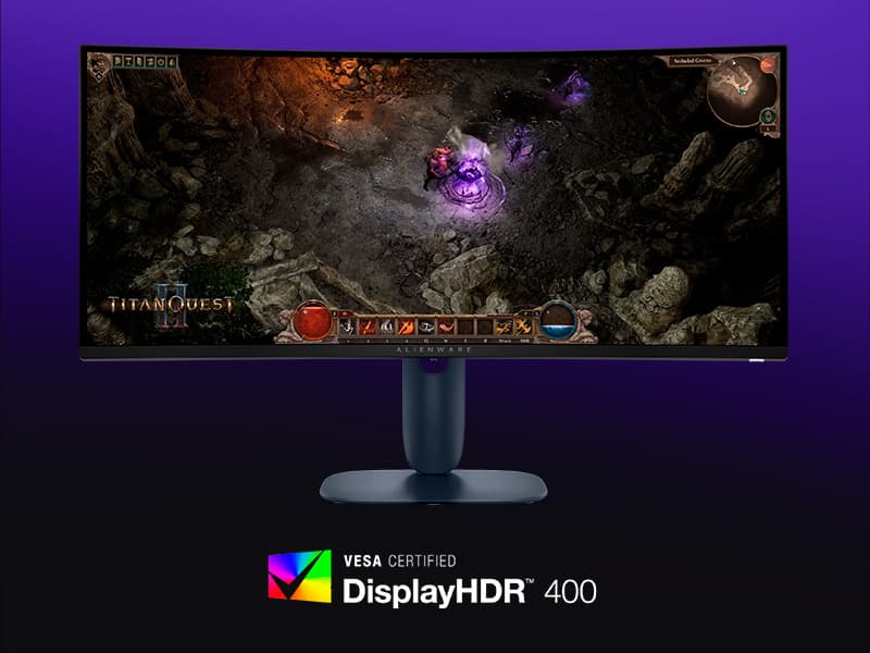 Alienware 34 Curved Gaming Monitor – AW3425DWM - 34-inch WQHD 180Hz 1ms Display, 1500R, AMD FreeSync Premium, VESA AdaptiveSync.