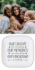 Grandma Birthday Gifts from Granddaughter Grandson, Gift for Grandma Jewelry Ring Dish Blessed to have a grandma like you, Mother's Day Christmas Valentines Day Gifts for Grandma Nana