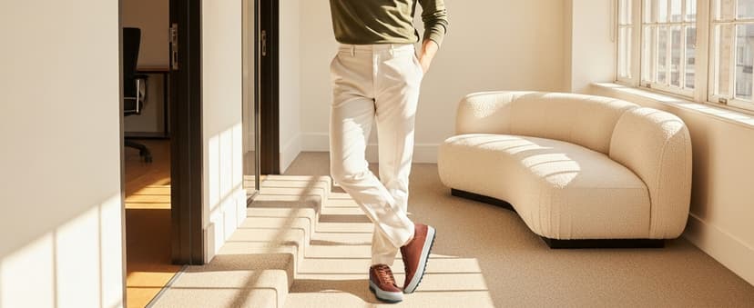 Jousen Men's Shoes Leather Casual Shoes for Men Fashion Sneakers Business Casual Dress Shoes