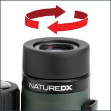 Celestron - Nature DX 8x42 Binoculars – Ideal for Birding and Outdoors – 42mm Objective Lenses – Wide 7.4° Field of View – BaK-4 Prisms – Fully Multi-Coated – Waterproof and Fogproof