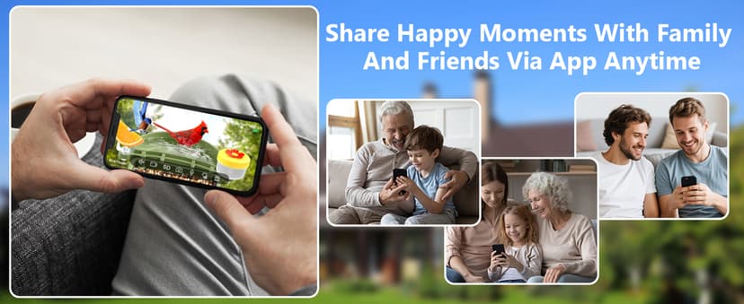 Smart Bird Feeder with Camera Solar Powered, AI Birds Species Identification, 2.5K HD Video Bird House with Camera for Outside, Weatherproof Design Ideal Gifts for Christmas, Bird Lovers, Green