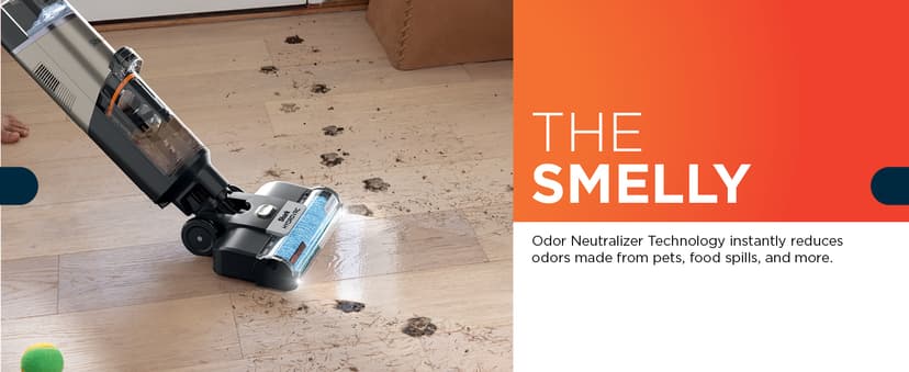 Shark HydroVac MessMaster Wet Dry Vacuum Cleaner, Cordless, 3-in-1 Vacuum Mop All in One & Self-Cleaning System, Lightweight, Powerful Suction, for Hard Floors & Area Rugs, Stone, WD261,Rose Gold