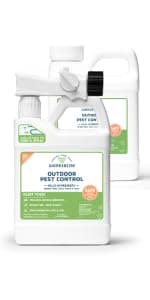Wondercide - Mosquito, Tick, and Insect Repellent with Natural Essential Oils - Bug Spray and Killer - Safe for Family - Rosemary 2-Pack of 4 oz Bottle