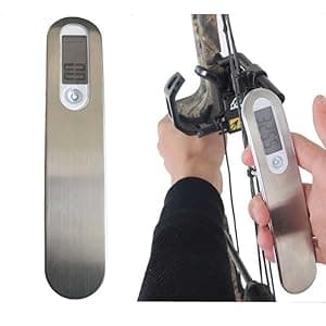 Archery Bow Scale Recurve/Compound Bow 110 lb/50 kg Tuning Scale LCD Display g/oz/kg/lb