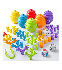 JOYIN 4-Pack Fidget Tubes for Kids, Sensory Tubes, Stress Relief Toy, Speech Therapy, Calming Toys for Children with Autism, Calm Down Corner Classroom Supplies, Christmas School Gifts for Toddlers