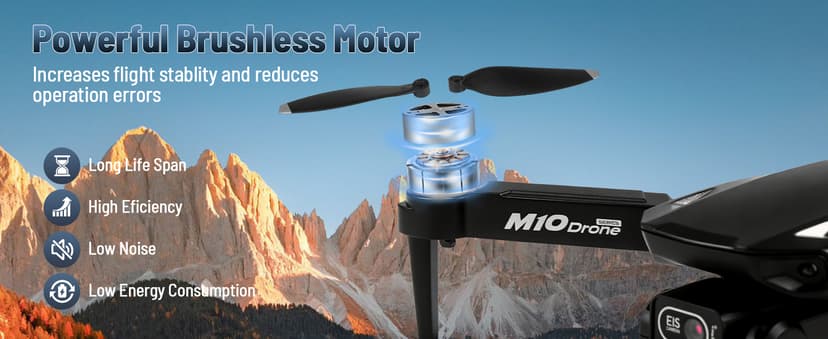 Mini Drone with Camera, 4K HD FPV Drone for Beginners,Brushless Motor, Altitude Hold, Gesture Selfie, One key Return/Emergency Stop,3D Flips, Waypoint Fly, 2 Batteries,Foldable RC Quadcopter.