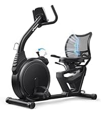MERACH Recumbent Exercise Bikes for Home with Smart Bluetooth Equipment Exercise Bikes App,LCD,Heart Rate Handle Stationary Bikes for Home, Magnetic Recumbent Exercise Bike for Seniors Gym S08/S23