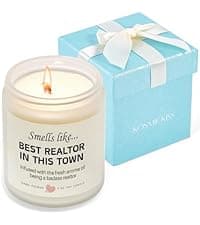 Kosmickiss Dog Mom Gifts for Women, Funny Dog Lovers Gifts for Women, Birthday Christmas Mothers Day Gift, Handmade Soy Wax Candle