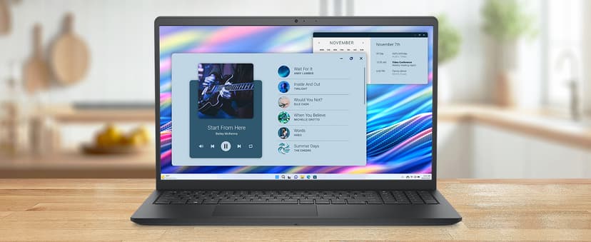 Dell 15 Laptop DC15250-15.6-inch FHD 120Hz Display, Intel Core 3 Processor 100U Processor, 8GB DDR4 RAM, 512GB SSD, Intel UHD Graphics, Windows 11 Home, Onsite Service - Carbon Black
