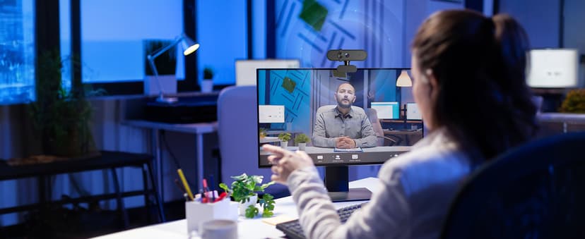 Edew 1080P Webcam Computer Camera with Microphone & Wide View - Auto Light Correction Webcam for PC, Mac, Laptop, Desktop - Built-in Privacy Cover Plug & Play USB for Zoom/Skype/Streaming