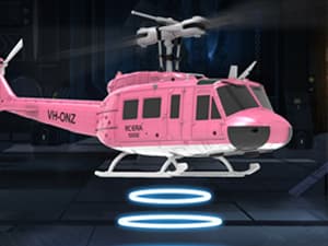 RC ERA C032 UH-1 Huey Helicopter - Remote Control Helicopters for Adult, 1/48 Sacle 2.4G 6CH Gyro Stabilized Aircraft with Altitude Hold & Optical Flow,3D Stunt Drone (Yellow)