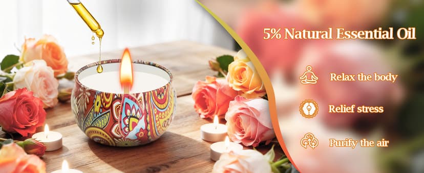 Scented Candles Gifts for Women, 12 Pack Natural Soy Candles for Home Scented, Aromatherapy Candle Set Gift for Women, Men, Friends Birthday, Anniversary