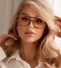 Madison Avenue Blue Light Blocking Glasses Anti Eyestrain UV Glare Blue Light Glasses for Women TV Phone Computer Gaming Eyeglasses Liberty (Crystal Brown)