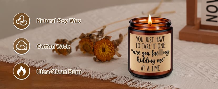 Christmas, Funny Birthday Gifts for Coworkers, Best Friend, Employee, Boss, Female, Male, Woman, Cool Sarcastic Work Ideas LEADO Candles, Boss Lady, Coworker Gifts for Women, Men - Bosses Day Gifts B08SPYC6RX