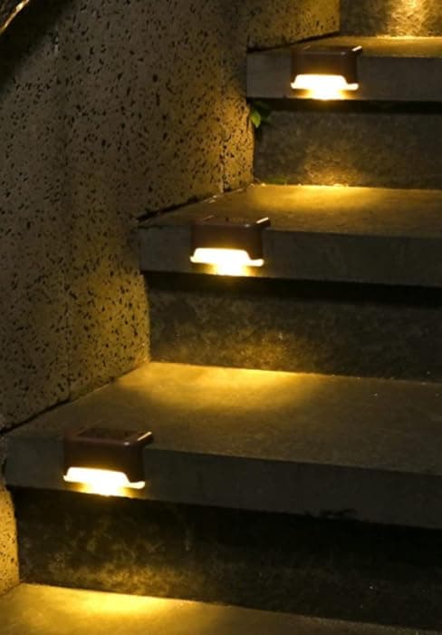 SOLPEX Solar Deck Lights Outdoor 16 Pack, Solar Step Lights Waterproof Led Solar lights for Outdoor Stairs, Step , Fence, Yard, Patio, and Pathway(Warm White)