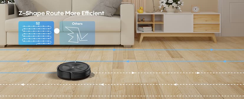 Robot Vacuum and Mop:4000Pa 3-in-1 Robotic Vacuum Cleaner with Intelligent Navigation, Alexa & APP Control, Schedule Cleaning, Slim and Quiet, Robotic Vacuum Perfect for Pet Hair, Hard Floor, Carpet