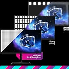 Cooler Master Tempest GP27Q 27” 2K IPS 165Hz QD Tech QHD 2560 x 1440 PC Monitor,HDR1000, 1ms (MPRT)/ 2ms (GTG), FreeSync/G-Sync, MiniLED, DP1.4 * 1 + HDMI2.0 * 2 + TypeC*1 (CMI-GP27-FQS-US)