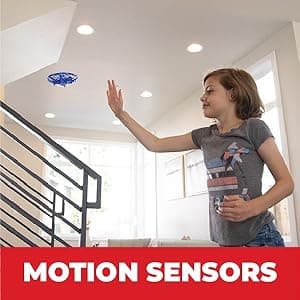 Force1 Scoot Hand Operated Drone for Kids or Adults - Hands Free Motion Sensor Mini Drones, Easy LED Indoor Rechargeable UFO Toy Flying Orb Ball Drone Toys for Boys and Girls (Blue)