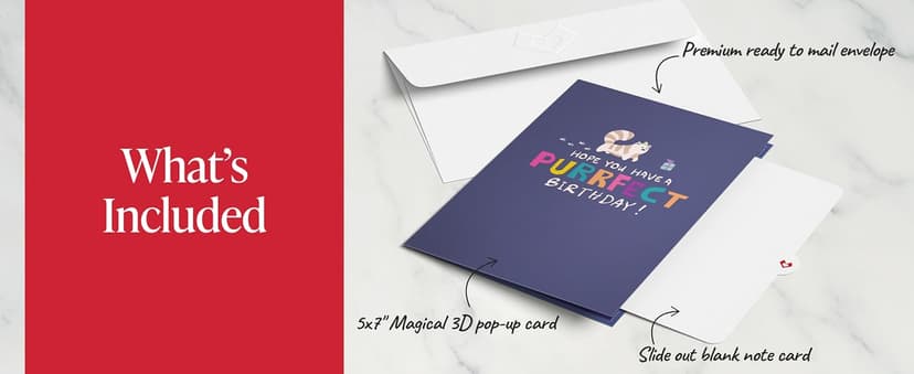 Lovepop Birthday Pop-Up Card for Her, Him, Girls, Boys - 3D Celebration Cards - Yay Happy Birthday - 5" x 7" - Blank Notecard & Envelope Included