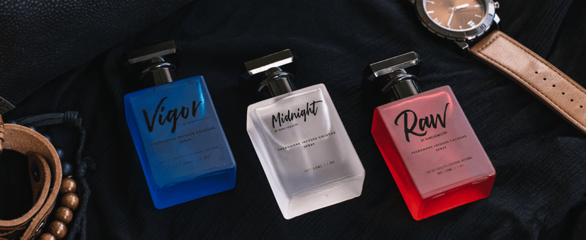 RawChemistry - A Pheromone Infused Mens Cologne Gift Set - Set of 3 Colognes