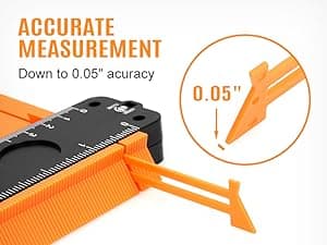 dodowin Contour Gauge Tool,Fathers Day Gifts for Men Birthday Dad Husband Him, Super Gauge Shape Outline Tool for Woodworking, Flooring Measure Tools,Anniversary/Boyfriend Gift