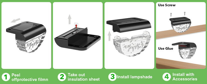 16 Pack Solar Deck Lights Outdoor, Solar Step Lights Waterproof for Outside, Yard, Patio, Garden, Pool, Railing, Stairs, Fence (Warm White)