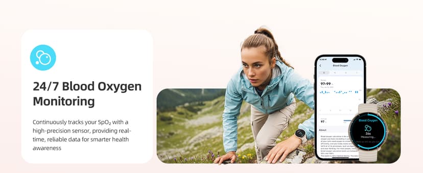 Parsonver Parsonver Swimming Smart Watch, 5ATM Waterproof for Pool & Open Water, Built-in GPS & Compass, AMOLED Fitness Tracker with 100+ Sports Modes, Heart Rate & Sleep Monitor, AI Swim Analysis, French Grey