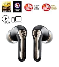 SoundPEATS Q40 HD Sports Neckband Headphones with LDAC Hi-Res Audio & Bluetooth 6.0 Stable Connection, IP67 Waterproof Wireless Earbuds, 20H Playtime for Running Gym, Fast Charge, Dual Pairing