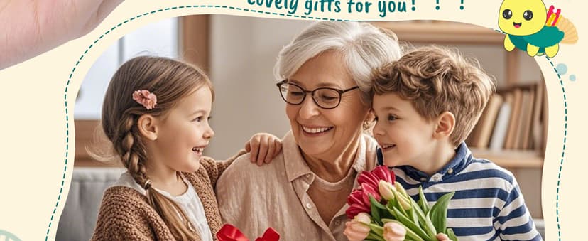 Funny Turtle Grandma Gifts Mothers Day Birthday I Love You Grandma Gifts for Grandmother Nana Gigi Mimi Present from Granddaughter Grandkids Grandson Handmade Emotional Positive Crochet Animals Turtle