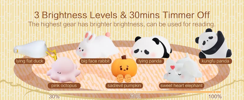 Lying Flat, Cute Squishy Ducky Lay Touch Kids Lamp, College Funny Dirty Santa Gag, Yankee Swap, Birthday Gifts, Safe Silicone YR YRHH-PET Existential Crisis Duck Lamp Night Light, White Elephant Gifts B0DRL96PCC