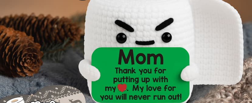 Dad Birthday Gifts for Dad from Daughter Son Christmas Funny Small Gag Cool Handmade Crochet I Love You Daddy New Bonus Step Best Dads Ever Thank You Fathers Day Christmas Stocking Stuff Gift