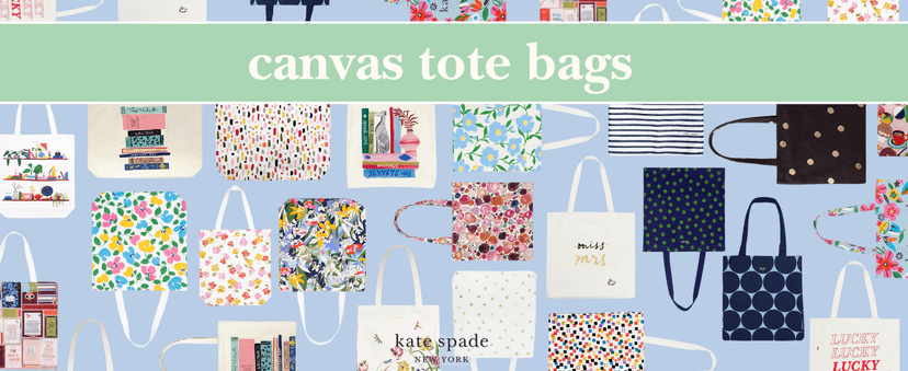 kate spade new york Canvas Tote Bag with Interior Pocket