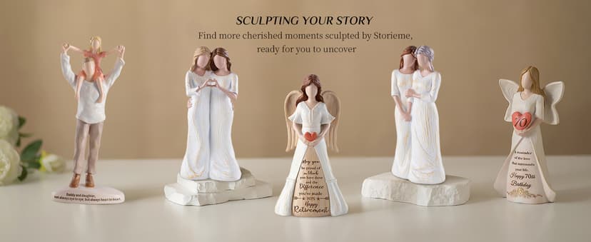 Best Friend Figurines - Friendship Bestie Gifts for Women - Christmas Birthday Gifts for Sisters from Sister