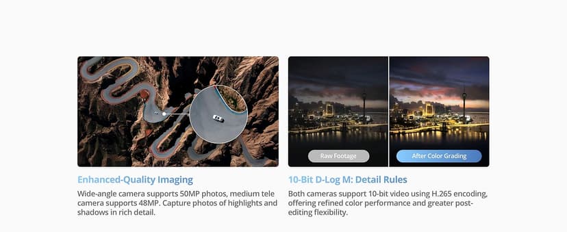 DJI Air 3S Fly More Combo (RC 2 Screen Remote Controller), Drone with 1" CMOS Wide-Angle & Medium Tele Camera for Adults, 4K/60fps, Omnidirectional Sensing & 3 Batteries for Extended Flight Time