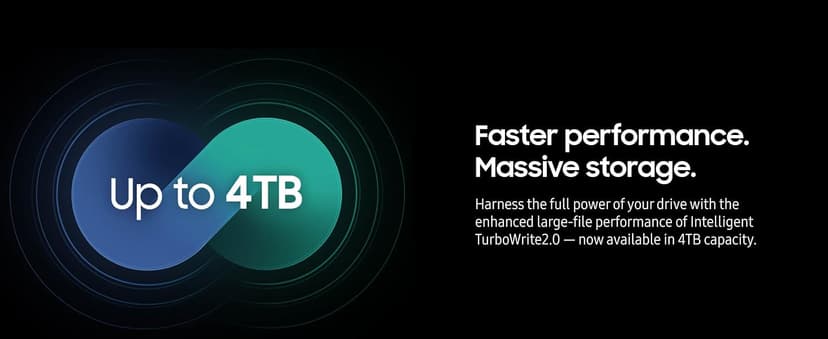 Samsung 990 EVO Plus SSD 2TB, PCIe Gen 4x4, Gen 5x2 M.2 2280, Speeds Up-to 7,250 MB/s, Upgrade Storage for PC/Laptops, HMB Technology and Intelligent Turbowrite 2.0, (MZ-V9S2T0B/AM)