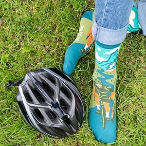 Premium Cotton Blend, Super Soft, Durable, Cycling Gift for Men and Women, Funny Novelty Socks, Bicycle Lovers Lavley Bike Socks Funny Gifts for Cyclists and Bicycle Lovers Men and Women B0C5PLB5V7