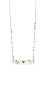 Long Distance Friendship Bracelet with State Engraved Charm, Custom Handmade Mom Jewelry for Best Friend, Birthday Gifts for Her – P-CBR-LDS