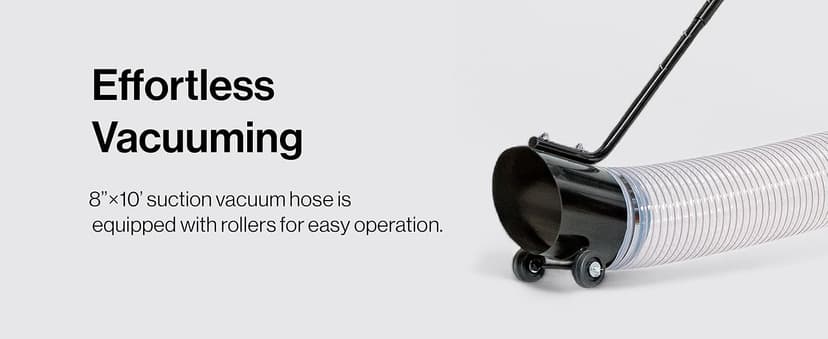 SuperHandy Truck Loader Leaf Vacuum – 15HP Electric Start Engine, Serrated Metal Impeller, Hitch or Tailgate Mount, Commercial Debris Vacuum for Lawn & Landscape Cleanup