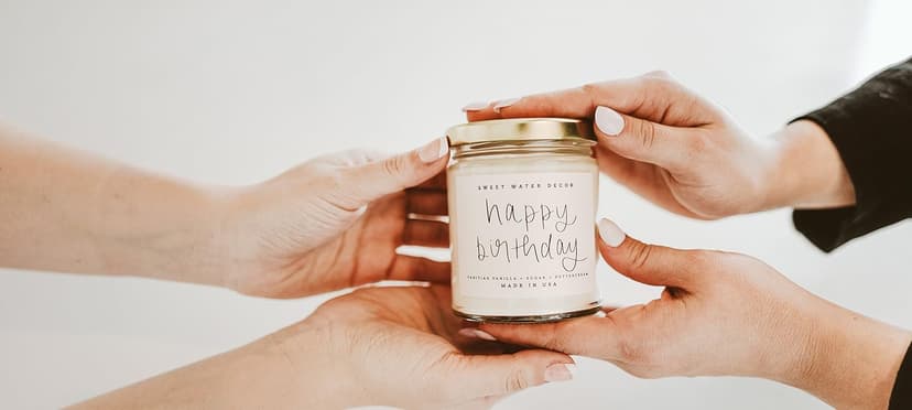 Sweet Water Decor OMG! You're Engaged Candle - Engagement Candle Gift for Bride - Bridal Shower Gift for Her - 9oz Clear Jar, 40 Hour Burn Time, Made in the USA