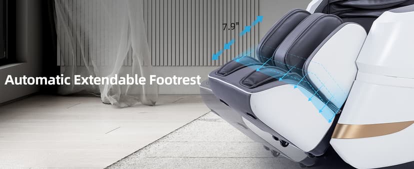 MassaMAX 2026 4D Massage Chair, Full Body Recliner with OTA Cloud Tech, Deep Yoga Stretch, 27 Auto Modes, 55" SL Track, APP & AI Voice Control, Auto Footrest, Zero Gravity, and Heating for Relaxation