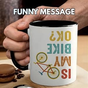 Gift for Cyclist, Cyclopath Definitions Funny Cycling Mug 11oz, Fathers Mothers Day Birthday Christmas Cool Gifts for Cyclists Biker Pedaller Bicycle Lover Triathlete, Bicycle Coffee Cup B0GSG7JZ78