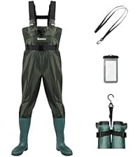 Gonex Fly Fishing Vest for Men Women, Comfortable Adjustable Fishing Vest with Multi-Pockets Reflective Stripes