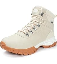 R CORD Hiking Boots Women Waterproof Ankle Support Womens Hiking Boots Backpacking Boots Breathable Non-slip Durable Boots for Outdoors