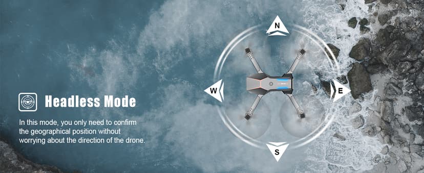 Drone with Camera, 1080P FPV Foldable Drone with Stable Altitude Hold, Gravity Control, Trajectory Flight, 90° Adjustable Lens, One Key Take Off, 2 Batteries, RAGPIP X66 Drone Toy for Kids Adult Beginners