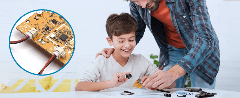 Stem Kits Walkie Talkies for Kids - Science Projects Kit for Kid Age 8-12 Year Old DIY Toys for Teen - Tech Toy Gifts for Boys Girls Ages 10-12 - Rechargeable Walkie-Talkies Long Range 2 Pack